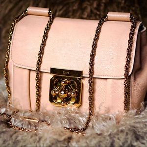 CHLOE Goatskin Medium Elsie Shoulder Bag